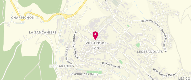 Plan de Edelweiss, 38 avenue du Général de Gaulle, 38250 Villard-de-Lans