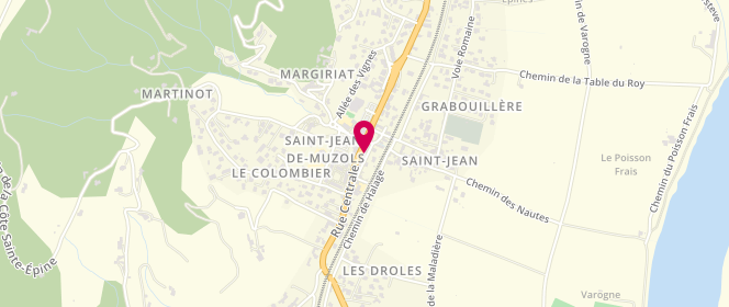 Plan de EGLANTINE, 31 Rue Centrale, 07300 Saint-Jean-de-Muzols