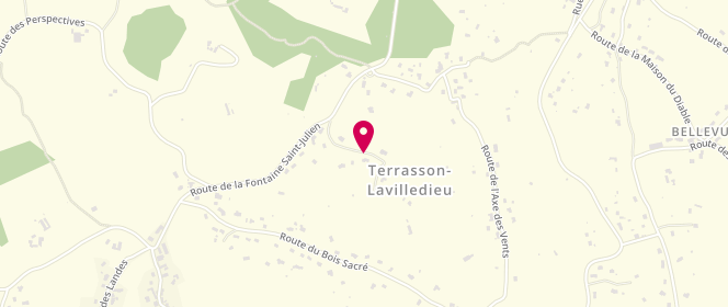 Plan de Deltel Junior, Les Soudes Ouest, 24120 Terrasson-Lavilledieu
