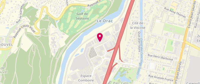 Plan de Intersport Grenoble Comboire, Zone Industrielle 
Rue de Comboire, 38130 Échirolles