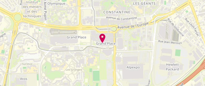 Plan de Pull & Bear, Grand Place 55, 38100 Grenoble