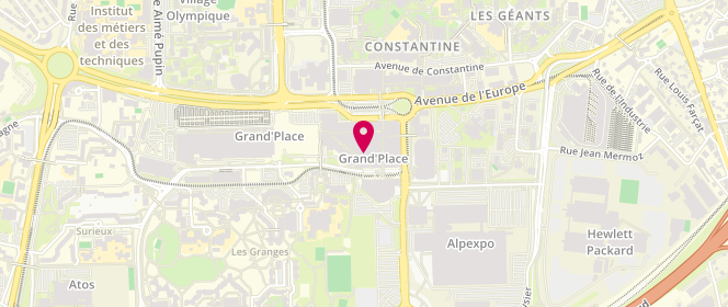 Plan de Cache-Cache, Centre Commercial
55 Grand Place, 38100 Grenoble