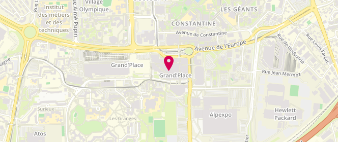 Plan de Jennyfer, Centre Commercial Grand'place 21 Grand Place, 38100 Grenoble