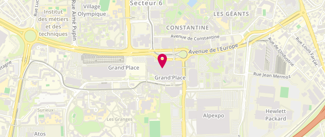 Plan de Le Temps des Cerises, Centre Commercial
55 Grand Place, 38100 Grenoble