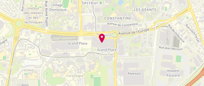 Plan de Naf Naf, 21 Grand Place, 38100 Grenoble