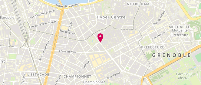 Plan de Gérard Darel, 17 Rue de Bonne, 38000 Grenoble