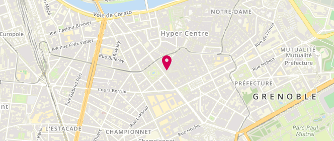 Plan de Cyrillus, 12 Rue de Bonne, 38000 Grenoble