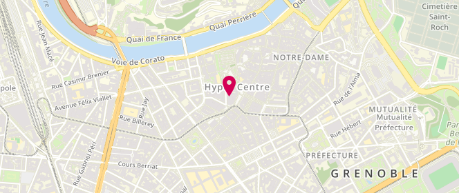 Plan de Rayon Concede Galeries Lafayette, 12 place Grenette, 38000 Grenoble