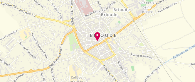 Plan de La Boutique de Cath, 24 Rue Savaron, 43100 Brioude