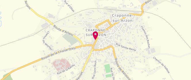 Plan de Mand crap's, 17 Faubourg Constant, 43500 Craponne-sur-Arzon