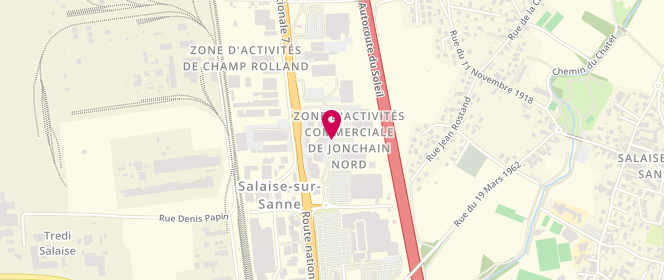 Plan de Cache-Cache Breal, Rue Jonchain Sud, 38150 Salaise-sur-Sanne