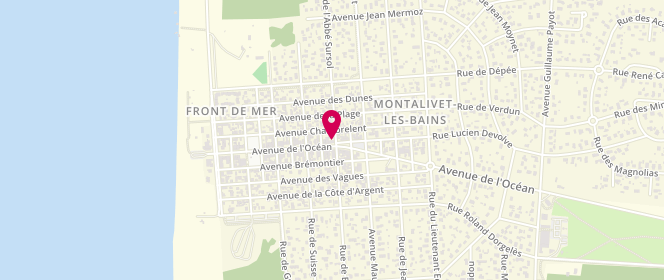 Plan de Les Filles d'Eve, 51 avenue de l'Océan, 33930 Vendays-Montalivet