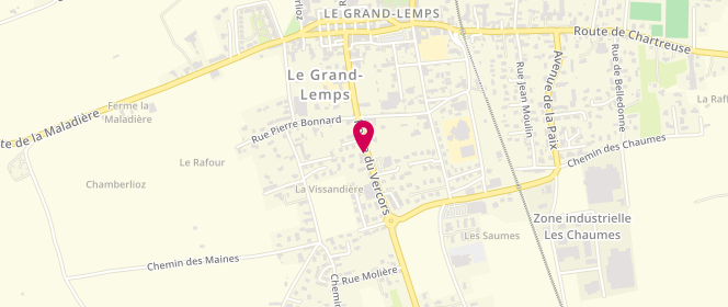 Plan de Sv Boutique, 110 Route du Vercors, 38690 Le Grand-Lemps