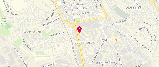 Plan de Madison Avenue, 11 Rue des Docteurs Charcot, 42100 Saint-Étienne