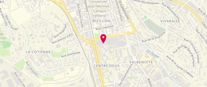 Plan de Cache-Cache, 1-7 Rue des Docteurs Charcot, 42100 Saint-Étienne