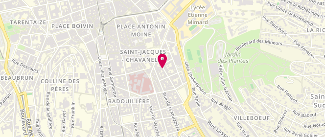 Plan de French Twist, 10 Rue Henri Barbusse, 42000 Saint-Étienne
