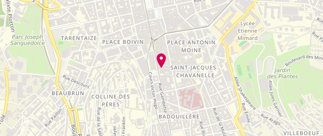 Plan de Imperial, 3 Rue Léon Nautin, 42000 Saint-Étienne