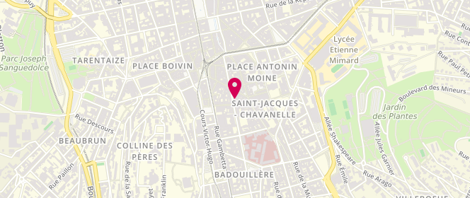 Plan de Lacoste, 23 Rue Michelet, 42000 Saint-Étienne