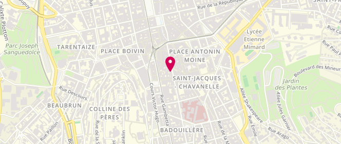 Plan de GANT St Etienne, 22 Rue Michelet, 42000 Saint-Étienne