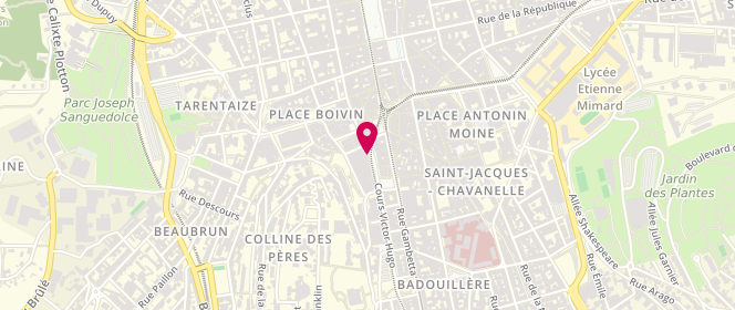 Plan de Kookaï, place des Ursules, 42000 Saint-Étienne