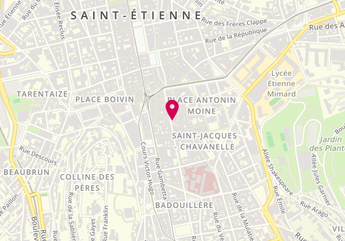 Plan de Christine Laure, 17 Rue Michelet, 42000 Saint-Étienne