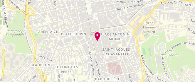 Plan de Zeeman Saint-Etienne, 11 Rue José Frappa, 42000 Saint-Étienne