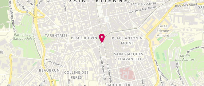 Plan de Zara, Pl. Du Peuple 26, 42000 Saint-Étienne