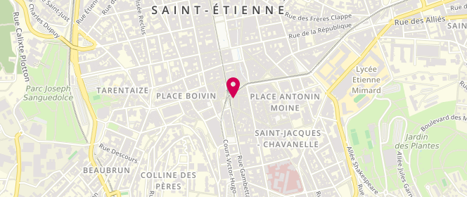 Plan de JMI Val, 35 place du Peuple, 42000 Saint-Étienne