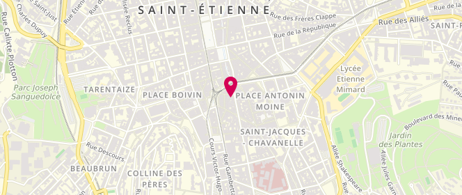 Plan de Liu Jo, 6 Rue Michelet, 42000 Saint-Étienne
