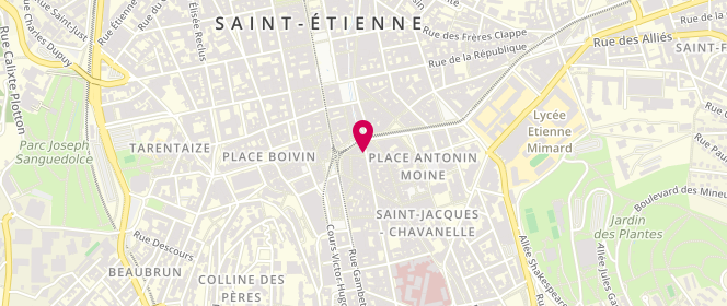 Plan de Casuowl, 4 Rue Michelet, 42000 Saint-Étienne