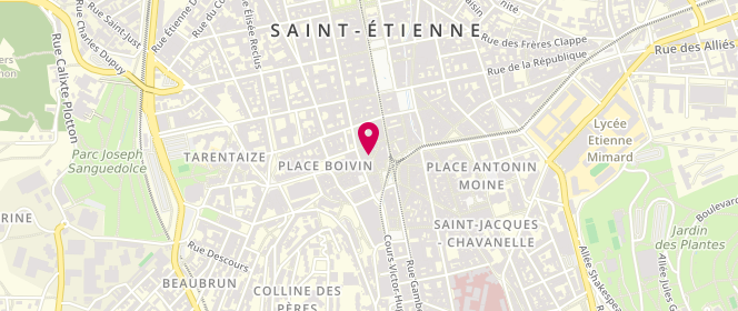 Plan de Gary Store, 6 Rue des Fossés, 42000 Saint-Étienne