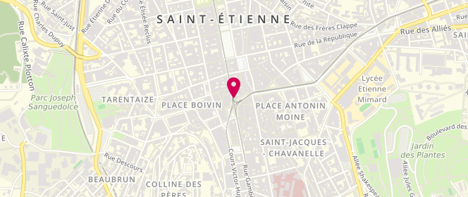 Plan de Caroll, 19 Rue Général Foy, 42000 Saint-Étienne