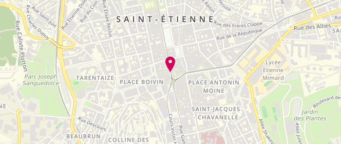 Plan de Etam Lingerie, 3 Rue Général Foy, 42000 Saint-Étienne