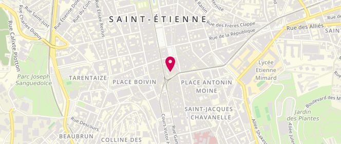 Plan de Armand Thiery Femme, 10 Rue Alsace Lorraine, 42000 Saint-Étienne