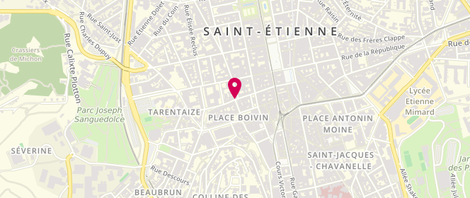 Plan de Style Boutique, 16 Rue Georges Teissier, 42000 Saint-Étienne