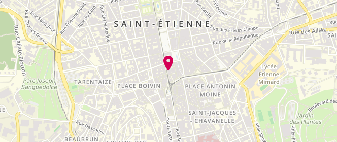 Plan de Devred, 11 Rue Général Foy, 42000 Saint-Étienne