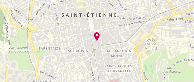 Plan de Ikks, 7 Rue Alsace Lorraine, 42000 Saint-Étienne