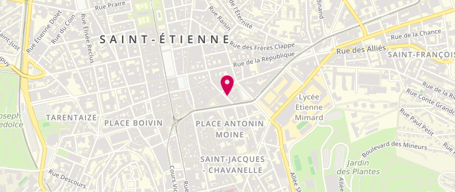 Plan de Cheap & Chic, 3 Rue Traversière 1 Et, 42000 Saint-Étienne