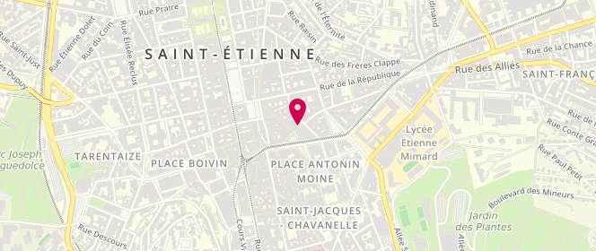 Plan de Ikks General Store, 7 Rue Pierre Bérard, 42000 Saint-Étienne