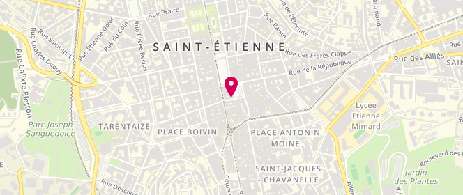 Plan de Actimag, 6 place Dorian, 42000 Saint-Étienne