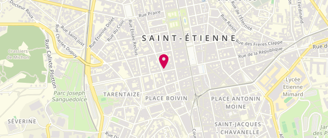 Plan de Incognito, 16 Rue Michel Rondet, 42000 Saint-Étienne