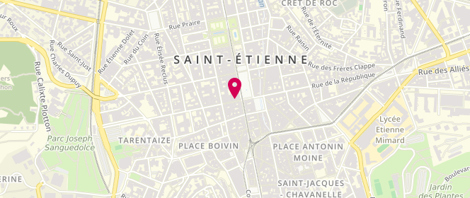 Plan de Lea, 2 Rue Michel Rondet, 42000 Saint-Étienne