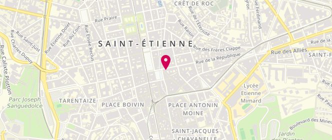 Plan de La Petite Boutique, 2 Rue République, 42000 Saint-Étienne