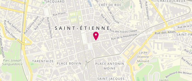Plan de D' Marque, 5 Rue de la République, 42000 Saint-Étienne