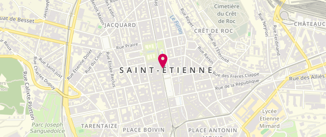 Plan de Valerie, 16 Rue Président Wilson, 42000 Saint-Étienne