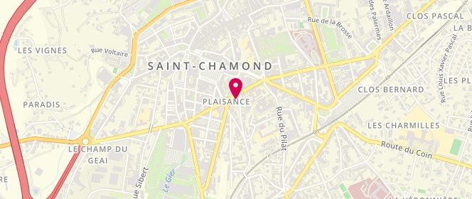 Plan de Mod' Attitude, 9 Rue Gambetta, 42400 Saint-Chamond