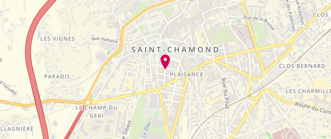 Plan de Recitroc, 9 Rue des 3 Frères, 42400 Saint-Chamond