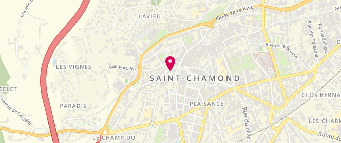 Plan de Mascott, 21 Rue Alsace Lorraine, 42400 Saint-Chamond