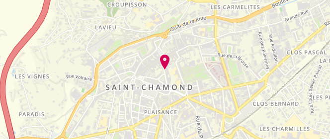 Plan de Zeeman Saint-Chamond Rue Pierre Currie, 6 Rue Pierre Curie, 42400 Saint-Chamond