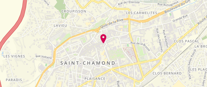 Plan de O-Kazoo, 55 Rue de la République, 42400 Saint-Chamond